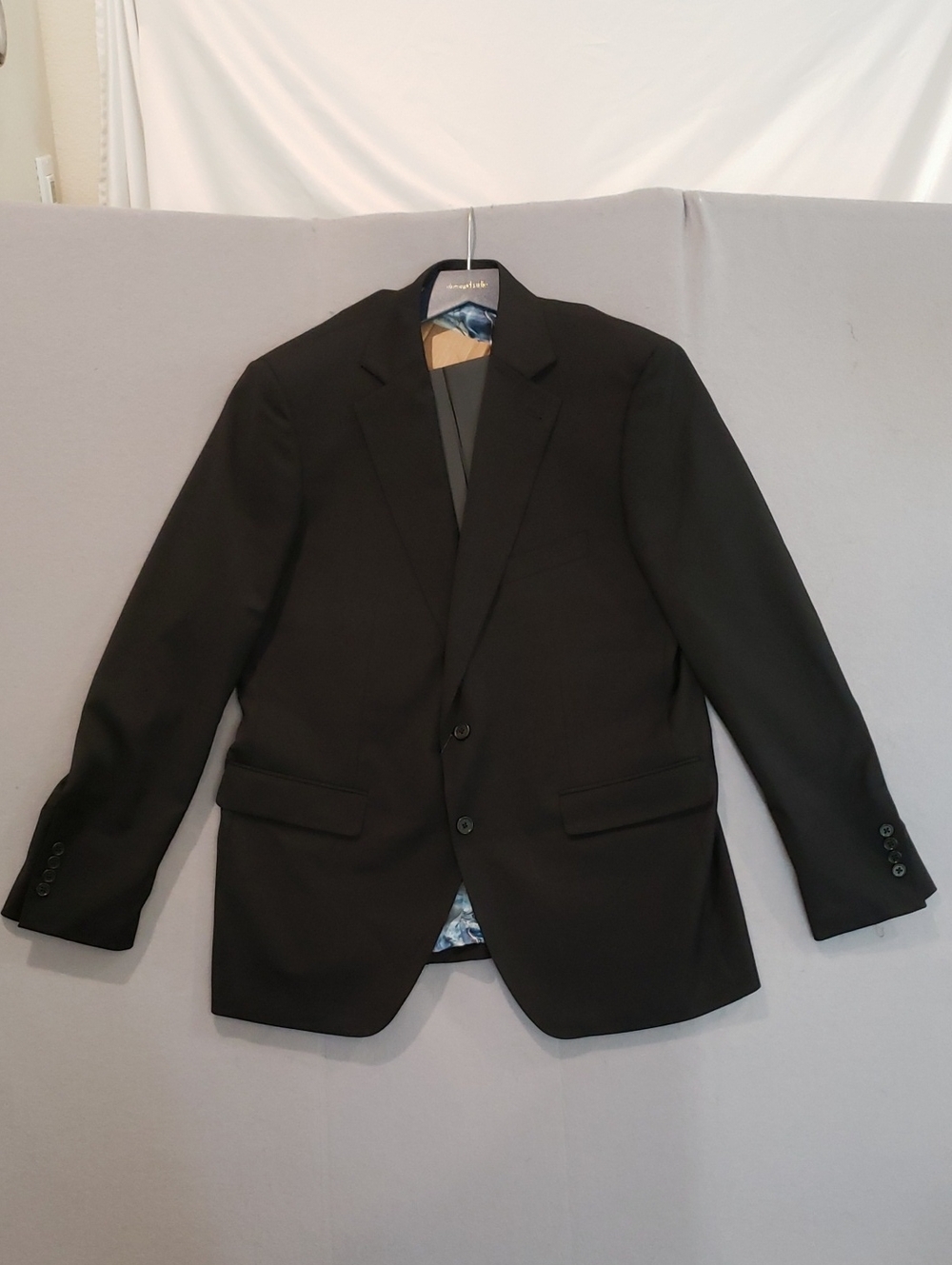 Classic Alton Lane Men's Black Two-Button Blazer